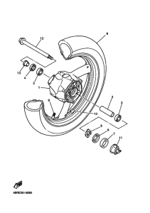 XJ600S Transom + tube