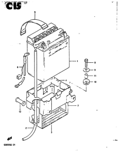 GS850 Аккумулятор