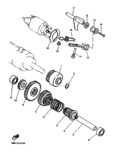 XV1100 Муфта стартера