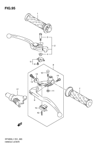 SFV650 Рулевой рычаг