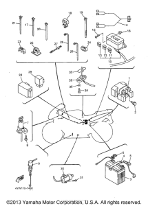 YZF1000RJ Электрика