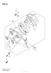 GSX-R250 Воздушный фильтр
