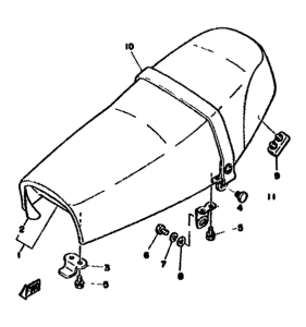 XT500 Сиденье