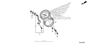VT750C2B Speedometer (1)