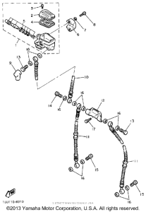 YX600A Главный тормозной цилиндр