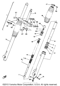 IT175G Передняя вилка