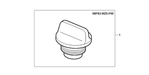 GL1500C Chrome oil cap