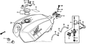 FT500 Топливный бак