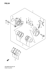 VS1400 Передний суппорт