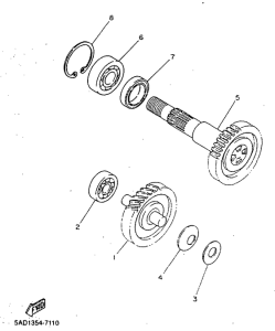 YN50R Трансмиссия