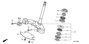 XL125V Траверса нижняя