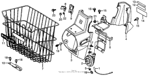 NX50 Headlight case + front basket