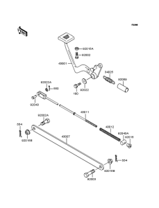 EL250 Педаль тормоза