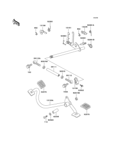 KZ1000 Переключатель передач