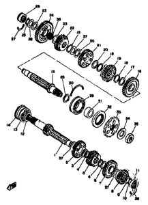 XS500 Трансмиссия