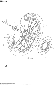  Переднее колесо