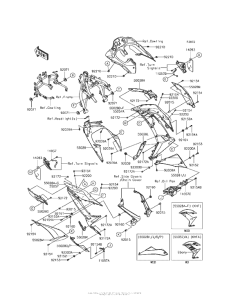 EX650 Обтекатель нижний