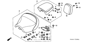 VT1100C Сиденье