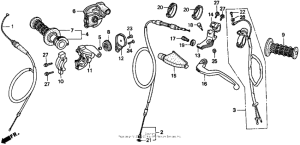 CR125R Рулевые переключатели
