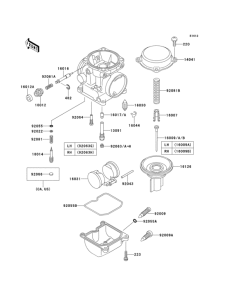 EN500 Carburetor parts(1 / 2)