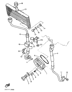 XJ900 Масляный картер