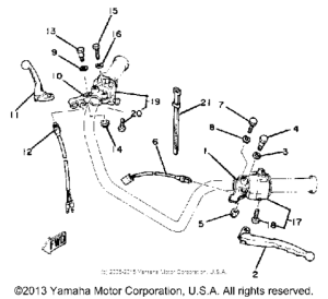 SR250G Рулевые переключатели