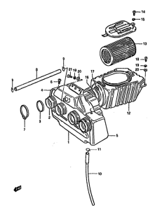 GSX750 Воздухоочиститель