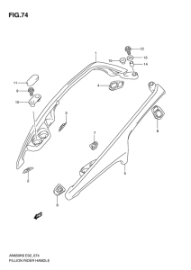 AN650 (ABS) Ручка пассажира