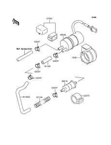ZX400 Топливный насос
