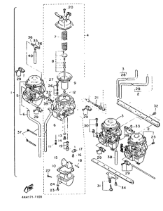 FJ1200 Карбюратор
