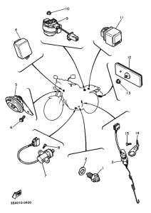 SRX600 Электрические детали