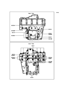 ZR1000 Болты крепления картера