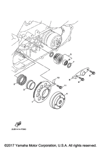 YW125 Стартер