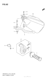  Рукоятка газа и тормоза