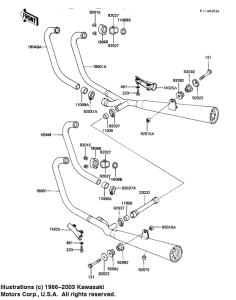 KZ1100 Глушитель