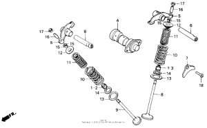 NX125 Распределительный вал