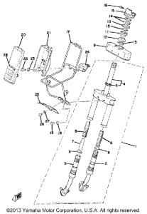 QT50K Передняя вилка