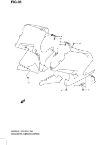 GS500 Under cowling installation parts
