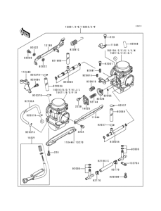 KLE500 Carburetor(1 / 4)