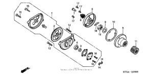 XR200R Масляный насос