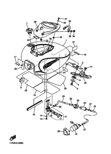 XVS1100A ﾌﾕｴﾙﾀﾝｸ