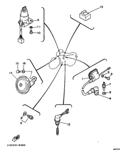 RD125LC Электрика 2