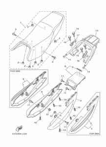 YBR125ED Пружина
