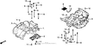 XR250 Картер двигателя