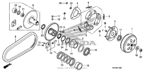 SH150I Вариатор