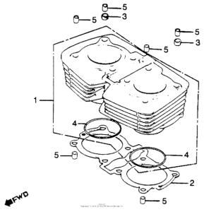 CM400 Цилиндры
