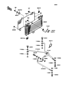 ZX1100 Масляный картер