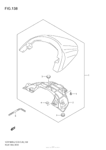 VZR1800 Seat Tail Box (Vzr1800Z L2 E28)