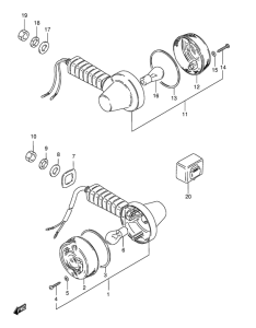 TS125 Поворотники