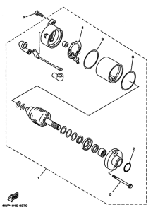SR125 Стартерный мотор